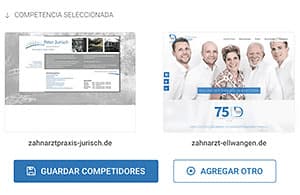 La competencia por delante