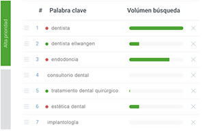 Herramienta para palabras clave