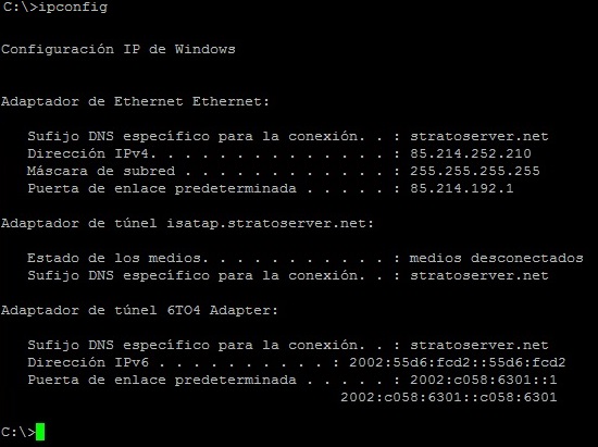 El acceso al servidor a trav�s de SAC-5.jpg