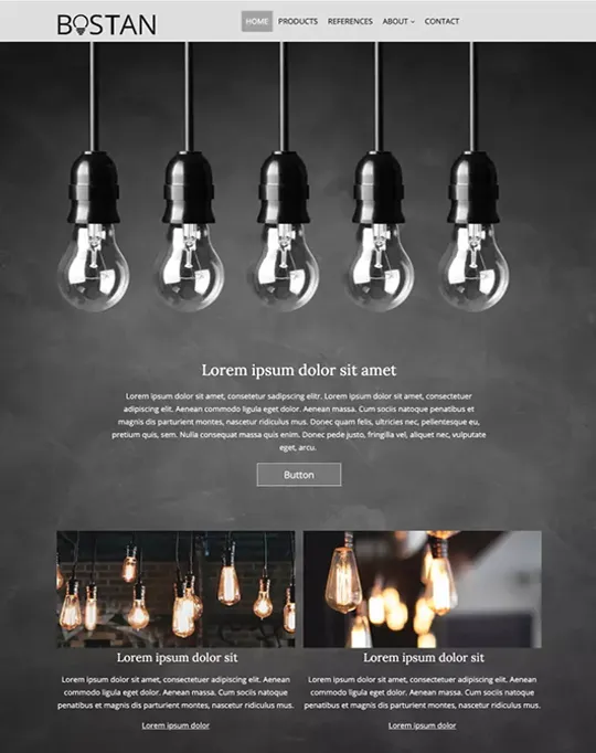 Avance: sitio de diseño de bombillos