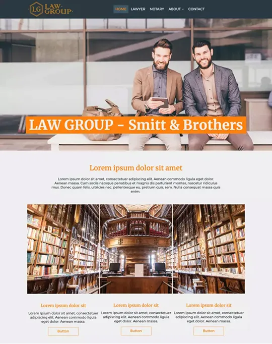 Avance: sitio web del despacho de abogados